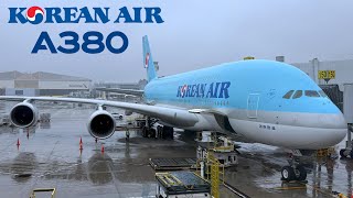 🇺🇸 Los Angeles LAX to Seoul ICN 🇰🇷 Korean Air Airbus A380  FULL FLIGHT REPORT Polar route [upl. by Samira]