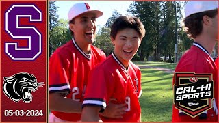 OFFICIAL HIGHLIGHTS  Sequoia at Burlingame Baseball [upl. by Jaela]