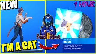 FORTNITE IM A CAT KITTY CAT SONG 1 HOUR [upl. by Nol]