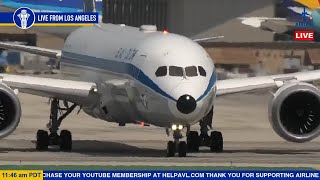 LIVE Los Angeles LAX Airport Plane Spotting [upl. by Katheryn]