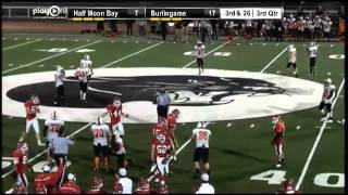 Football  Half Moon Bay vs Burlingame [upl. by Rexanna318]