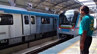 First Journey  Hyderabad Metro Train  Miyapur to Ameerpet  LetsRewind [upl. by Montagna]