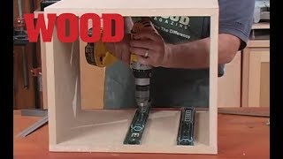 How to Install Drawer Slides in Cabinets  WOOD magazine [upl. by Aitnohs789]