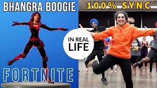 BHANGRA BOOGIE DANCE IN REAL LIFE  BHANGRA EMPIRE  FORTNITE [upl. by Eirhtug]