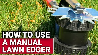 How To Use A Manual Lawn Edger  Ace Hardware [upl. by Dorcy]