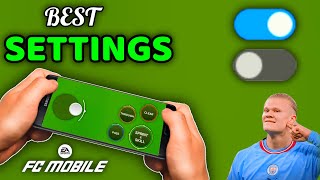 Best SETTINGS gameplay controls graphics to WIN  EA FC MOBILE 25 [upl. by Aeiram]