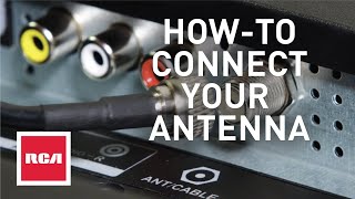 How To Connect Your Antenna to Your TV [upl. by Dusa]