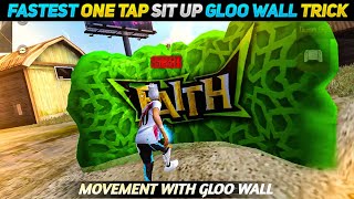 2024 Fastest Gloo Wall Trick In Free Fire  One Tap  Fast Gloo Wall Tricks  Thats No Talk About [upl. by Asilav]