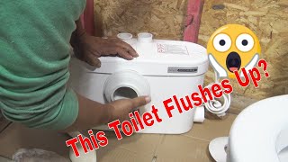 Revolutionary Upflush Toilet Say Goodbye To Plumbing Issues [upl. by Kilam]