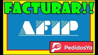 🔥 Como FACTURAR a PEDIDOS YA Argentina ❗❗ AFIP  Monotributo 2025 💻 🖱 📝 🛵 [upl. by Accemahs]