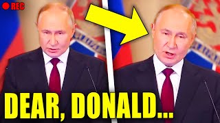 WATCH PUTIN ISSUE TERRIFYING WARNING TO TRUMP [upl. by Aneehsar]