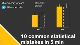 Ten Statistical Mistakes in 5 Min [upl. by Froma]