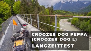 Croozer Dog Peppa Croozer Dog L Hundeanhänger dogtrailer  Langzeittest nach 6774 km [upl. by Nimesh]