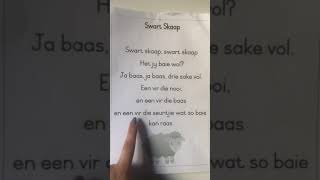 Grade 1 Afrikaans Swartskaap [upl. by Garnes]