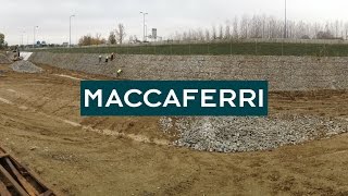 Timelapse of Maccaferri Reno Mattress installation [upl. by Nomaj]