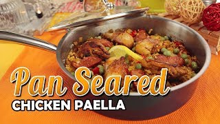 How To Make Pan Seared Chicken Paella [upl. by Isbella335]