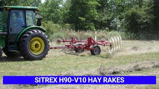 Sitrex H90V10 Hay Rakes  Ford Distributing [upl. by Naamann385]