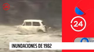 Inundaciones de 1982  24 Horas TVN Chile [upl. by Strait]