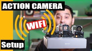 How to connect your Action Camera to WIFI app [upl. by Ydnelg294]