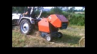 Mini RoundBaler  wwweurotracfr [upl. by Hasen303]