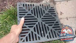 How to unclog underground drains  french drains  Waterjetting [upl. by Dante432]