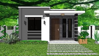 5X5M  SMALL HOUSE DESIGN BOX TYPE  MODERN HOUSE DESIGN  1 BEDROOM  25 SQM [upl. by Yseult442]