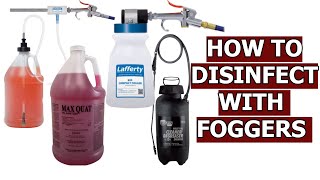 Disinfectant Foggers How To Disinfect Using Foggers [upl. by Melone112]