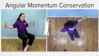 Conservation of Angular Momentum Introduction and Demonstrations [upl. by Drolyag]