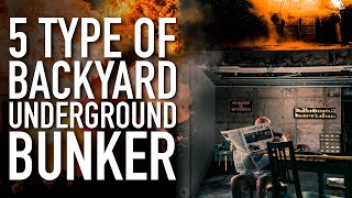 5 Type Of Backyard Underground Bunker You Should Build  Doomsday Preppers [upl. by Merc]