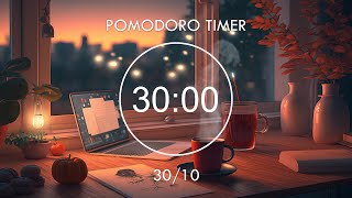 305 Pomodoro Timer  Studying At A Cozy Room with Lofi Mix • Focus Station [upl. by Lyndy406]