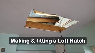 Finally fitting a custom Loft Hatch  Access Panel [upl. by Lehcin]