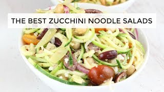 The Two Best Zucchini Noodle Salad Recipes [upl. by Nomihs]