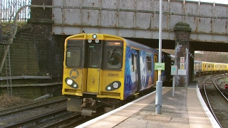 Half an Hour at 216  Birkenhead North Station 1022017  Class 507 508 terminus [upl. by Annelak]