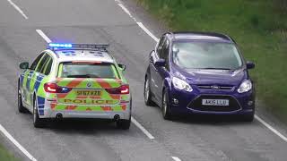 Allelys heavy haulage cat 3 police escort buckie to Keith [upl. by Svend80]