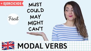 VERBOS MODALES de deducción en inglés  MUST CANT COULD  MAY  MIGHT [upl. by Hadsall874]