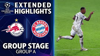 Salzburg vsBayern Munich Extended Highlights  UCL on CBS Sports [upl. by Ronnoc147]