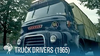 Truck Drivers How to Drive a Lorry Properly 1965  British Pathé [upl. by Favien]