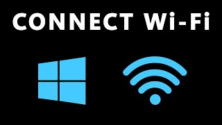 How to Connect to WIFI on Windows 10 [upl. by Redford]