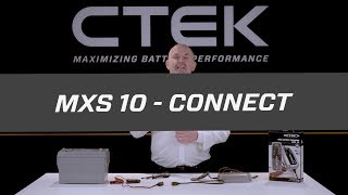 Tutorials  CTEK MXS 10  How to connect [upl. by Ahsenor384]