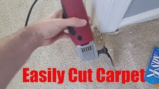 How to easily cut carpet [upl. by Nida]