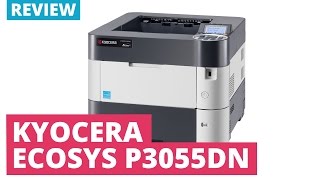 Kyocera ECOSYS P3055dn A4 Mono Laser printer [upl. by Ailefo516]