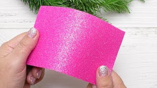 How to make Christmas Decorations from foamiran Easy and Fast [upl. by Olcott]