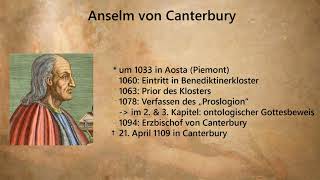 Gottesbeweis nach Anselm von Canterbury [upl. by Derna]