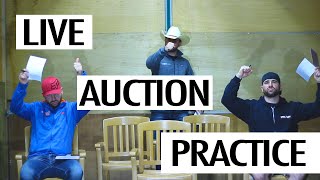 Live Auction Practice  Freestyle Bid Calling [upl. by Nodababus]