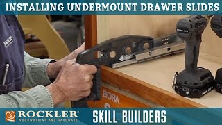 How to Install Blum TANDEM Undermount Drawer Slides [upl. by Clein]