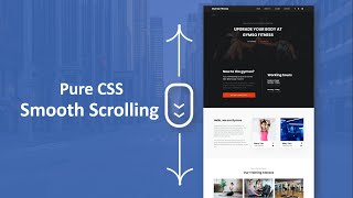 Pure CSS Smooth Scrolling Animation With Just 1 Line of Code [upl. by Akirrehs32]