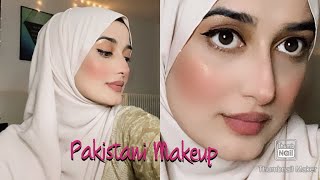 Very Simple Pakistani Makeup tutorial [upl. by Linsk]