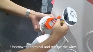 How to remove and install a downlight [upl. by Anayk]