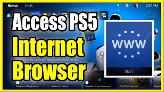 How to Access PS5 Internet Browser amp Adjust Settings Fast Method [upl. by Esiled]