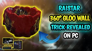 Raister 360 gloo wall free fire pc I 360 gloowall in pc I free fire best gloo wall tricks in pc [upl. by Jemima]